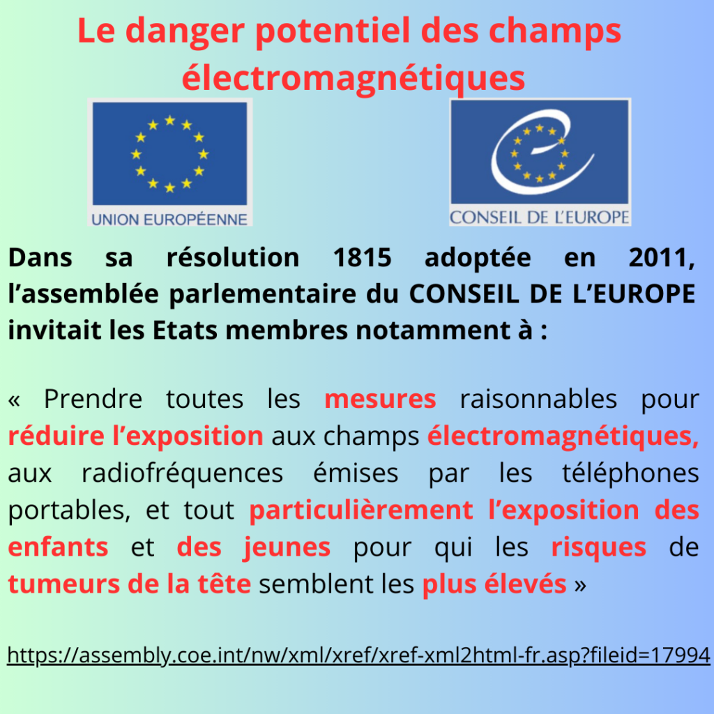 Résolution 1815 Europe ondes électromagnétiques