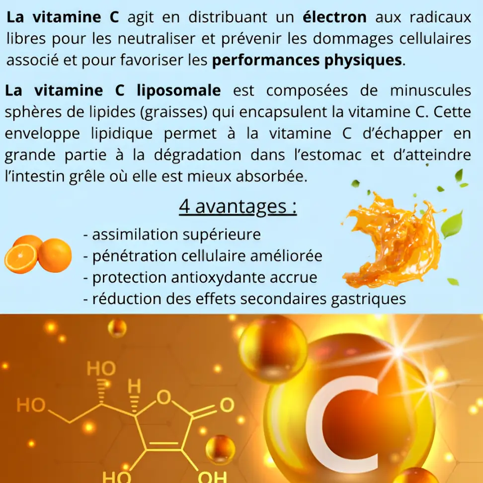 Vitamine C liposomale nrgy up électron